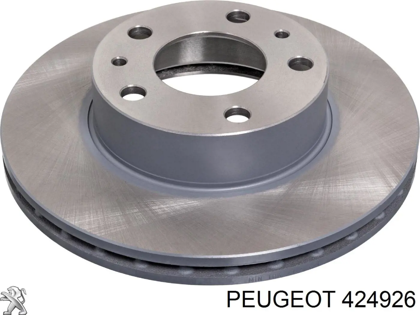 424926 Peugeot/Citroen диск тормозной передний