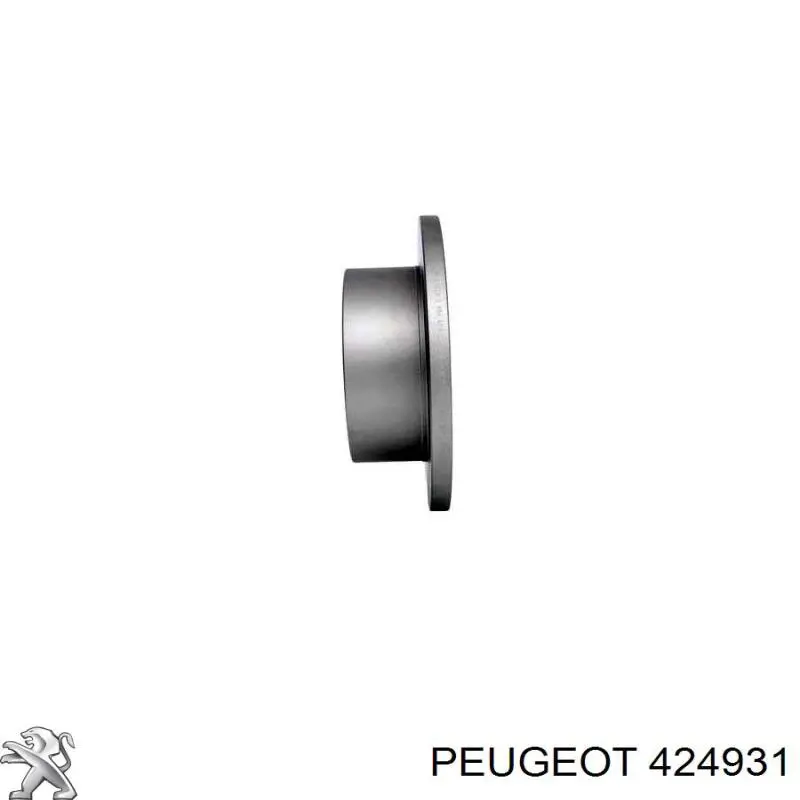 Задний дисковый тормоз Peugeot/Citroen 424931