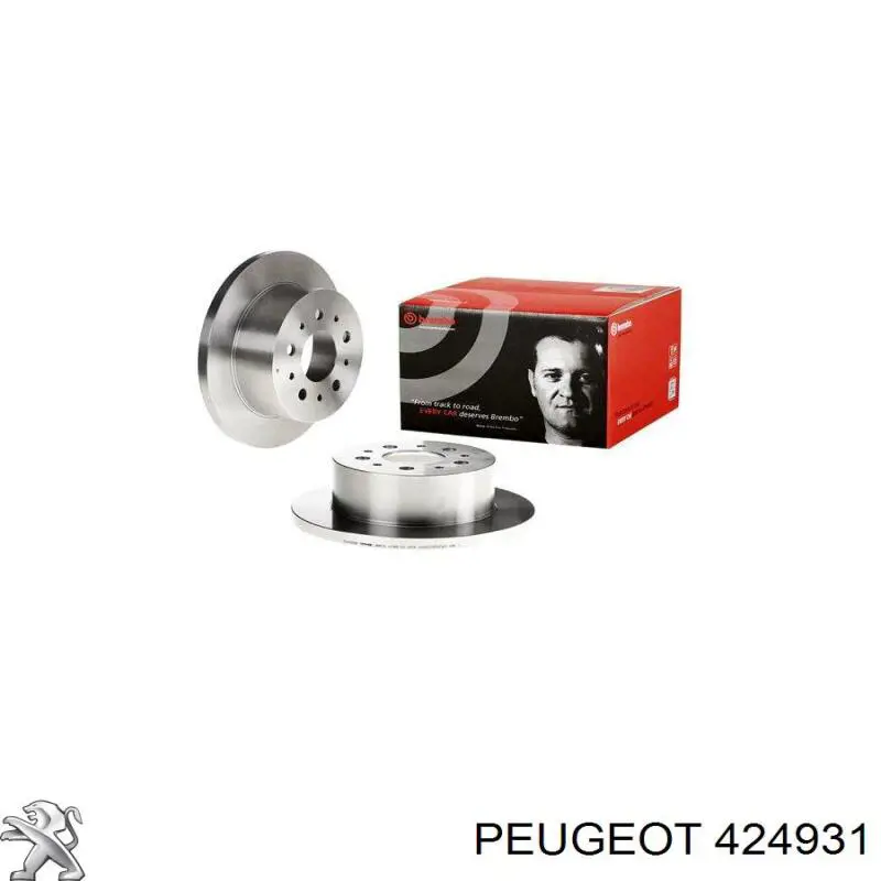 Тормозные диски 424931 Peugeot/Citroen