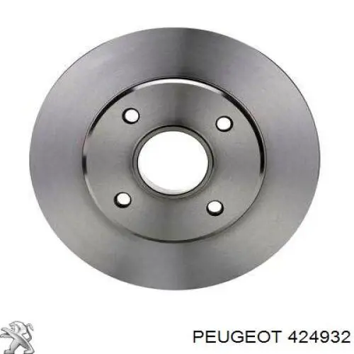 424932 Peugeot/Citroen Дисковый тормоз