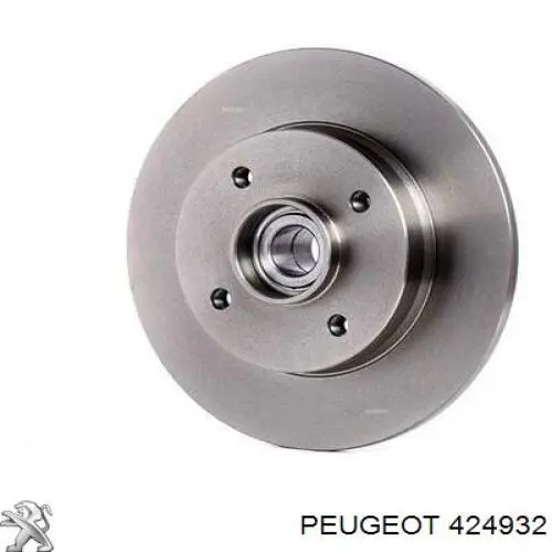 Задний тормозной диск Peugeot/Citroen 424932 цена, от 65.65 USD