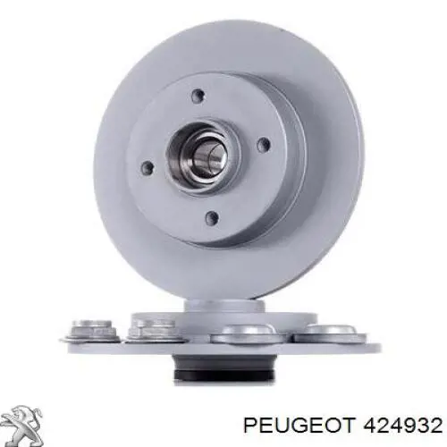 Купить 424932 Peugeot/Citroen Диск тормозной задний