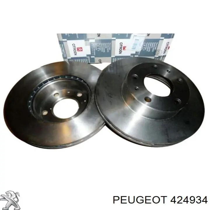 424934 Peugeot/Citroen Дисковый тормоз
