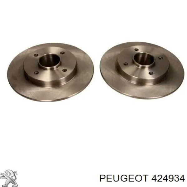 Задний тормозной диск Peugeot/Citroen 424934 цена, от 40.07 USD