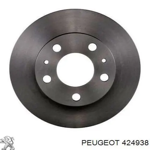 424938 Peugeot/Citroen Диск тормозной передний