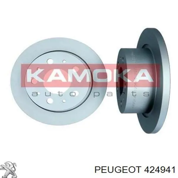 424941 Peugeot/Citroen диск тормозной задний