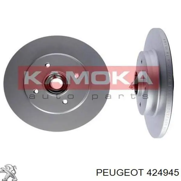 Купить 424945 Peugeot/Citroen Диск тормозной задний