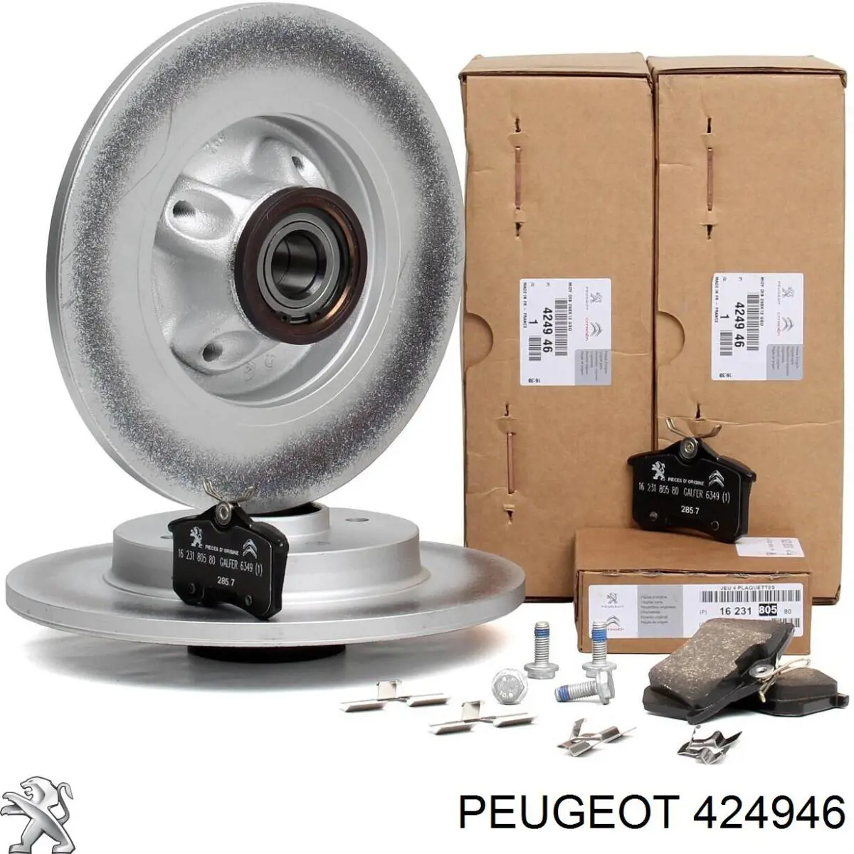 Disco do freio traseiro Peugeot/Citroen 424946 preço, a partir de 123,07 USD