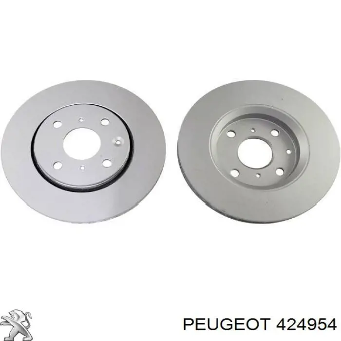 424954 Peugeot/Citroen передние тормозные диски