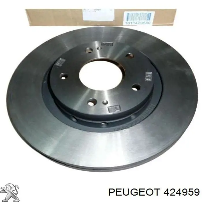 424959 Peugeot/Citroen диск тормозной передний
