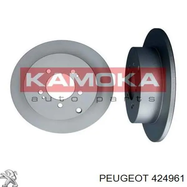Купить 424961 Peugeot/Citroen Диск тормозной задний