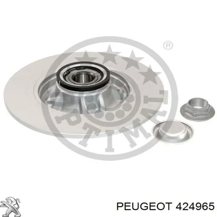 Купить 424965 Peugeot/Citroen Диск тормозной задний