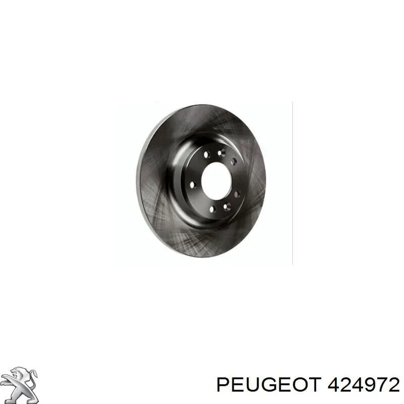 424972 Peugeot/Citroen Дисковый тормоз
