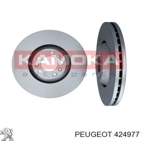 424977 Peugeot/Citroen диск тормозной передний