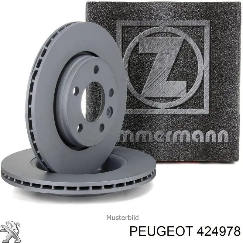 Тормоз дисковый передний Peugeot/Citroen 424978 цена, от 52.17 USD