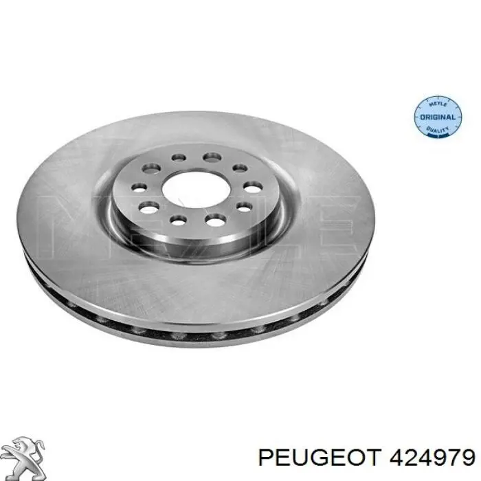 Передние тормозные диски 424979 Peugeot/Citroen