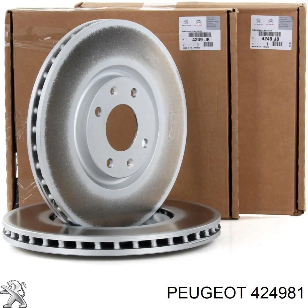 424981 Peugeot/Citroen тормозные диски