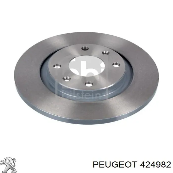 Тормоз дисковый передний Peugeot/Citroen 424982 цена, от 28.83 USD