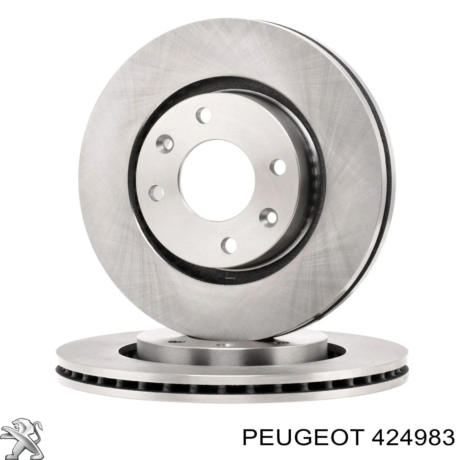 Передние тормозные диски 424983 Peugeot/Citroen