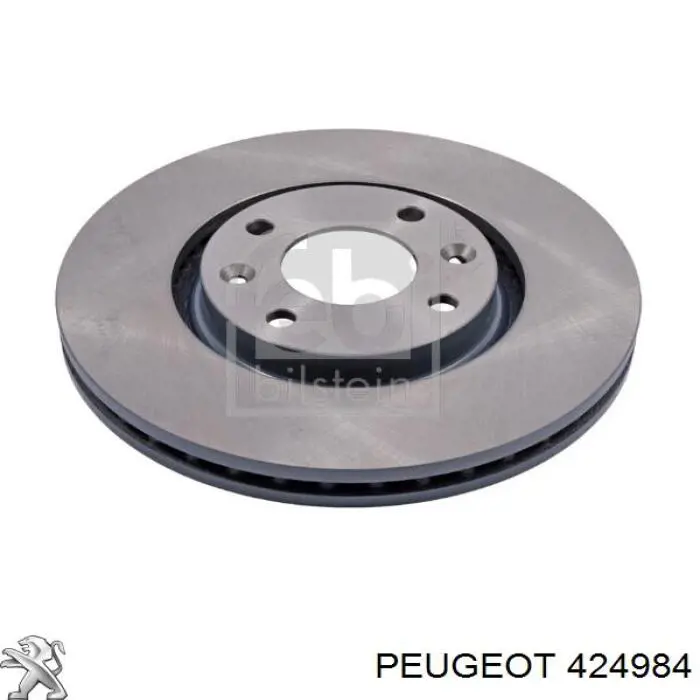 Передние тормозные диски 424984 Peugeot/Citroen