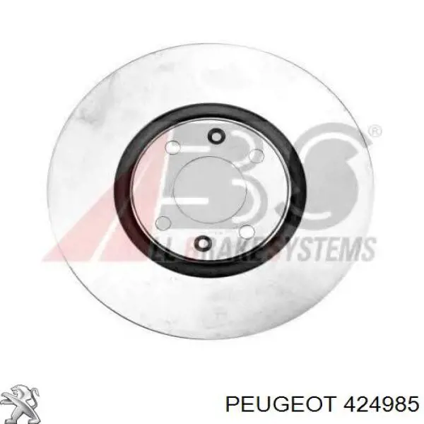 424985 Peugeot/Citroen диск тормозной передний