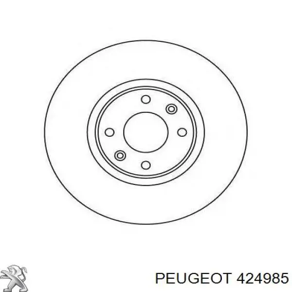 Купить 424985 Peugeot/Citroen Ротор тормозной