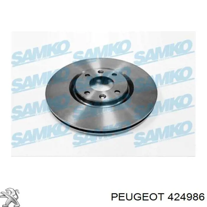 Купить 424986 Peugeot/Citroen Ротор тормозной