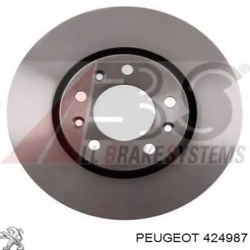 Передние тормозные диски 424987 Peugeot/Citroen