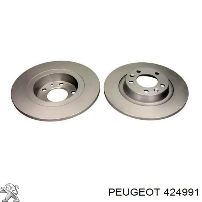 Купить 424991 Peugeot/Citroen Диск тормозной задний