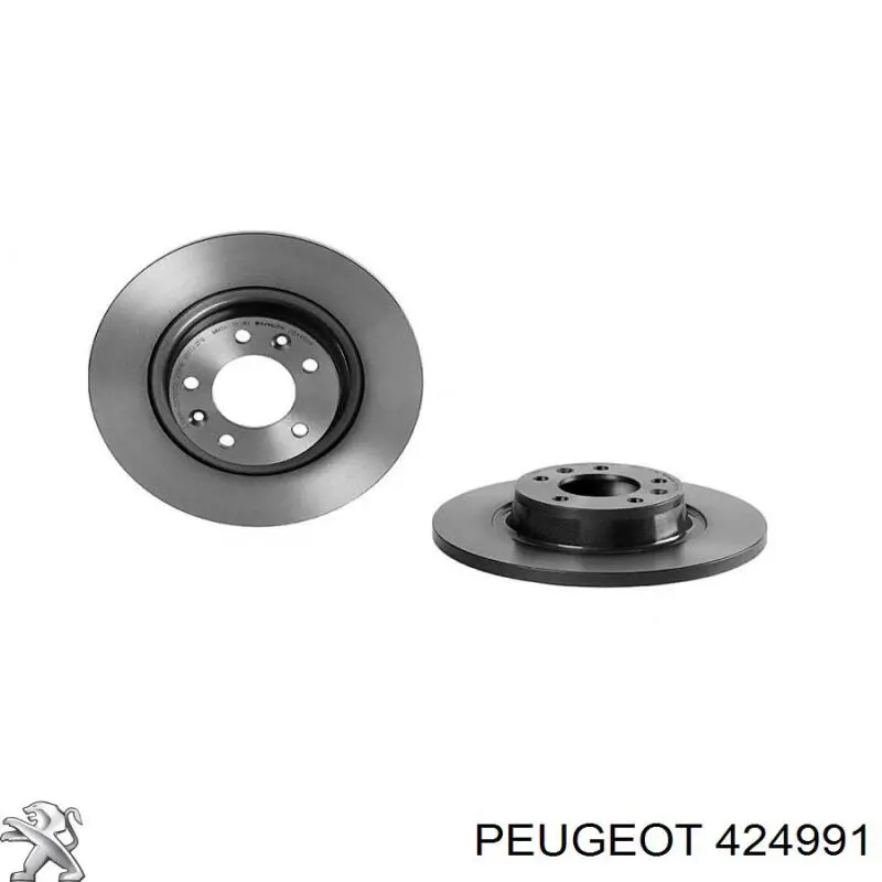 Тормозные диски 424991 Peugeot/Citroen