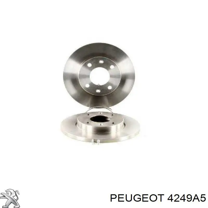 Передний тормозной диск Peugeot/Citroen 4249A5