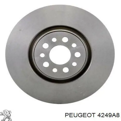 Freno de disco delantero 4249A8 Peugeot/Citroen