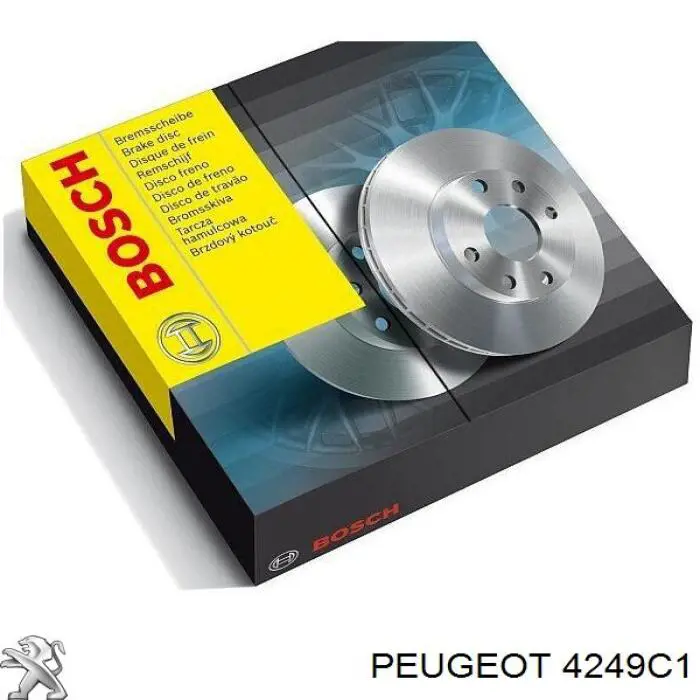 Купить 4249C1 Peugeot/Citroen Диск тормозной задний