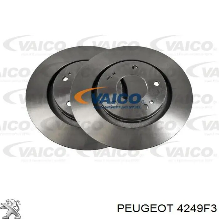 Тормоз дисковый передний Peugeot/Citroen 4249F3 цена, от 41.83 USD