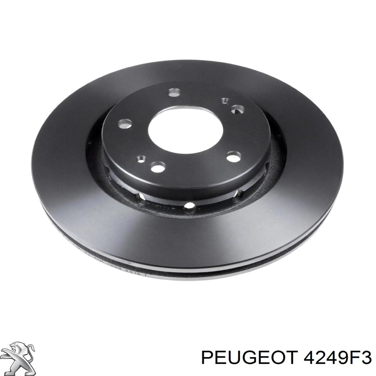 4249F3 Peugeot/Citroen диск тормозной передний