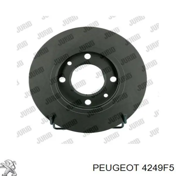 4249F5 Peugeot/Citroen диск тормозной задний