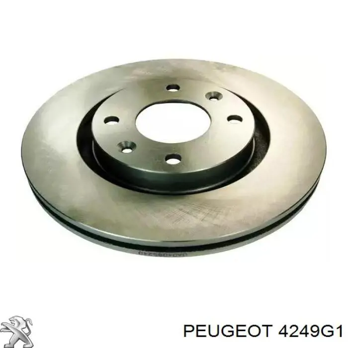 4249G1 Peugeot/Citroen диск тормозной передний