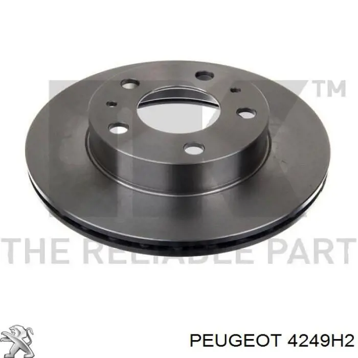 Тормоз дисковый передний Peugeot/Citroen 4249H2 цена, от 43.97 USD