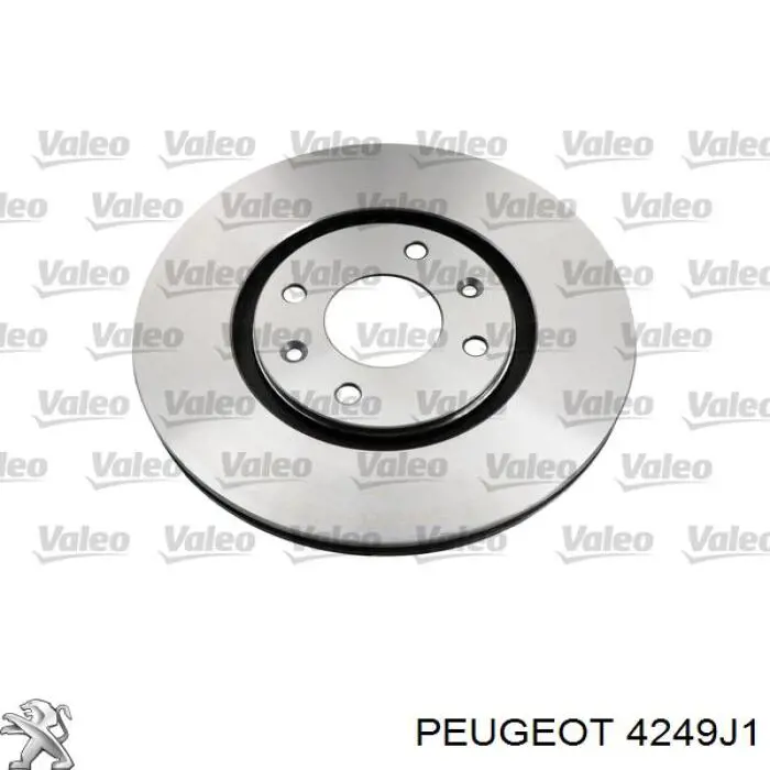 Передний тормозной диск Peugeot/Citroen 4249J1