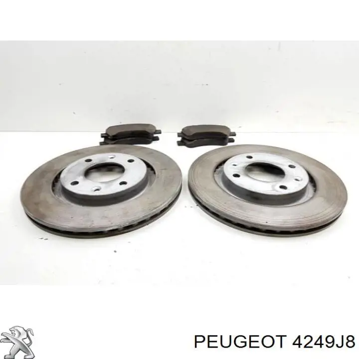Передний тормозной диск Peugeot/Citroen 4249J8