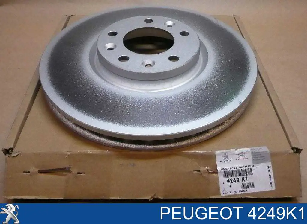 Тормоз дисковый передний Peugeot/Citroen 4249K1 цена, от 109.44 USD