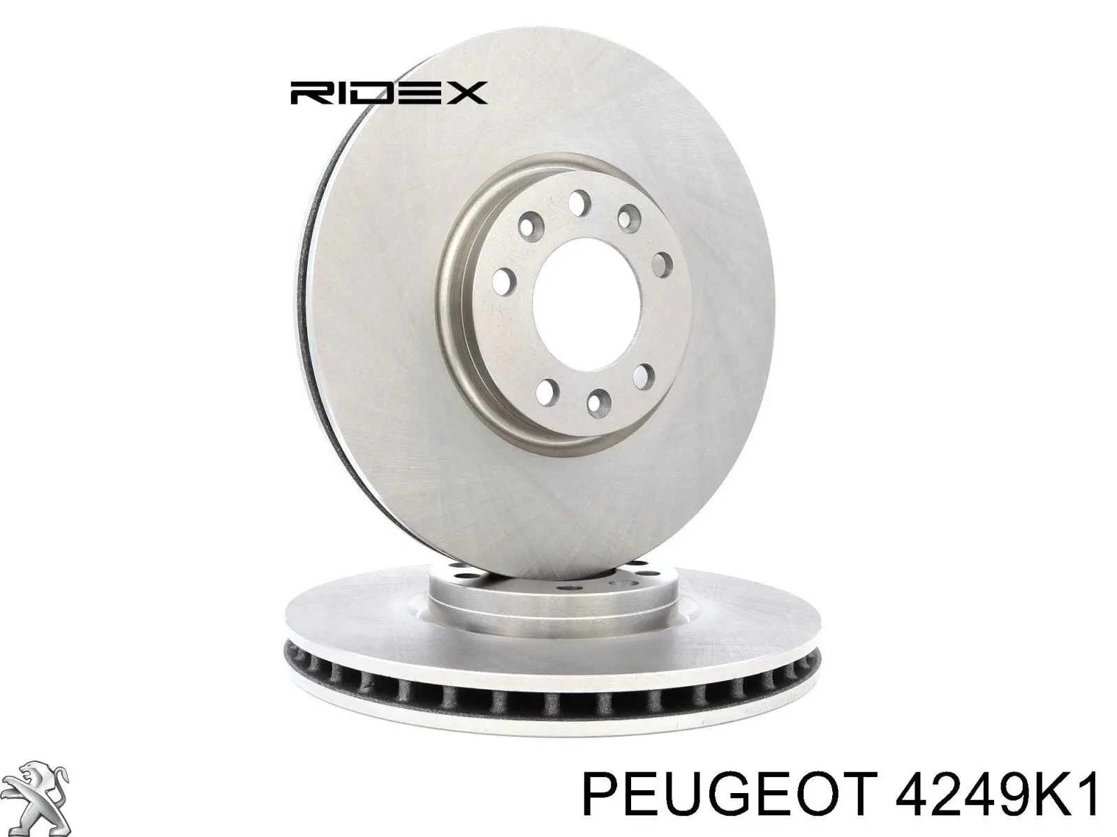 4249K1 Peugeot/Citroen Диск тормозной передний