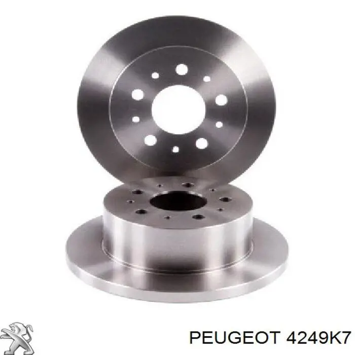 Купить 4249K7 Peugeot/Citroen Диск тормозной задний