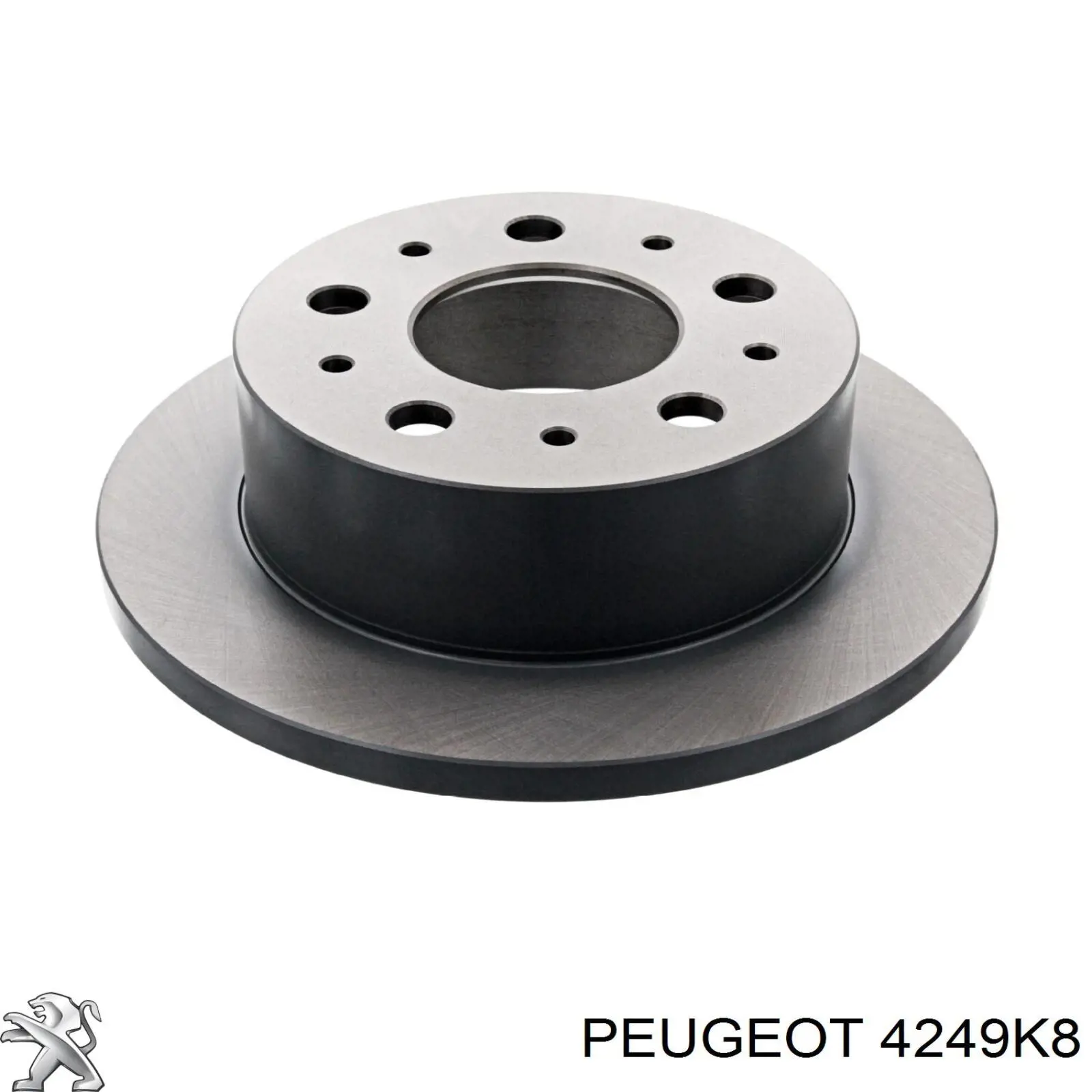 4249K8 Peugeot/Citroen диск тормозной задний