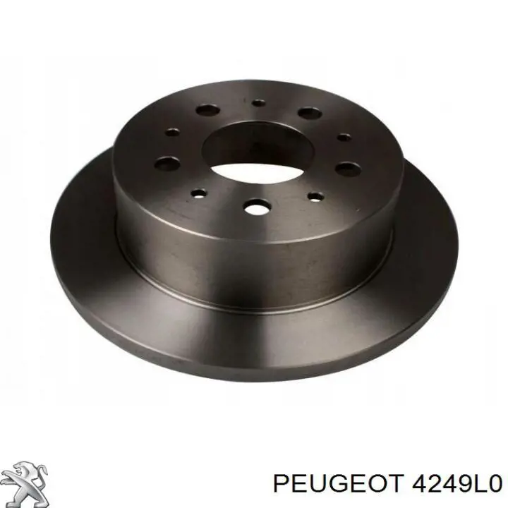 4249L0 Peugeot/Citroen диск тормозной задний