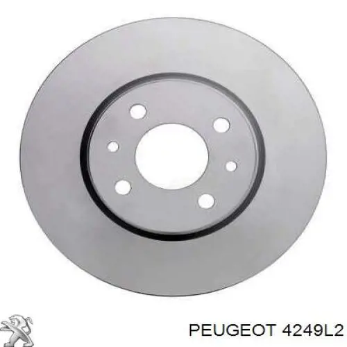 Тормоз дисковый передний Peugeot/Citroen 4249L2 цена, от 28.18 USD