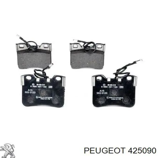 425090 Peugeot/Citroen передние тормозные колодки