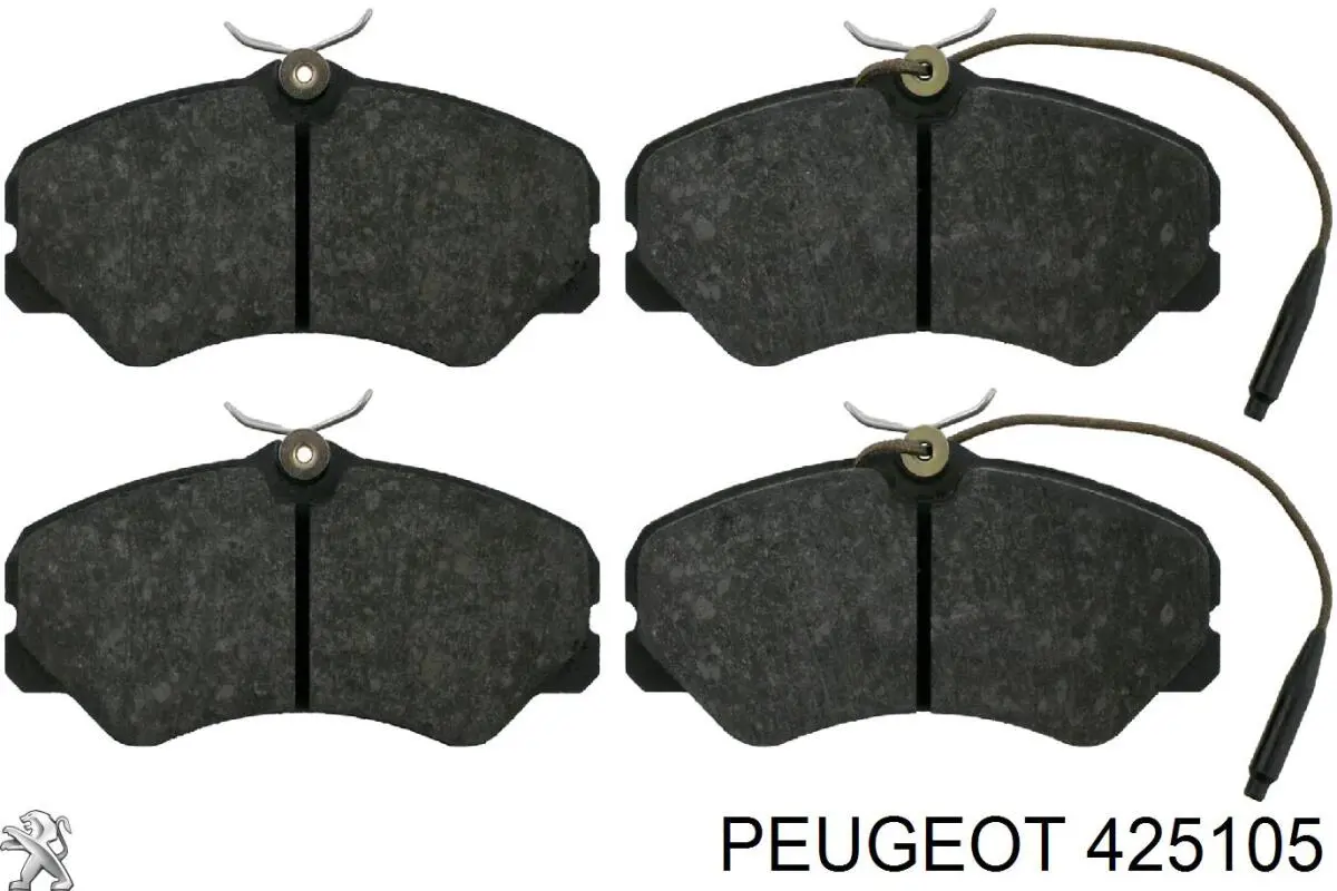 Колодки тормозные передние дисковые Peugeot/Citroen 425105