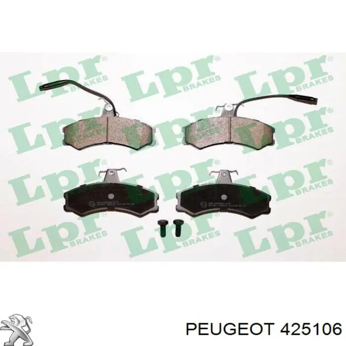 425106 Peugeot/Citroen Колодки передние