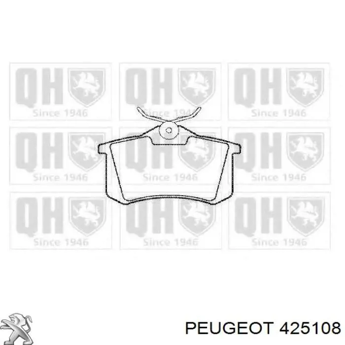 Колодки дисковые  Peugeot/Citroen 425108 цена, от 13.96 USD